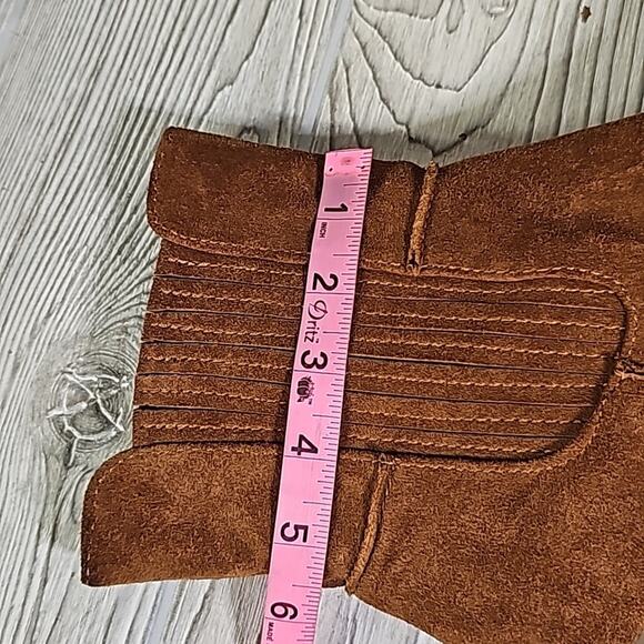 Circa Joan & David Jadine Cognac Leather Ankle Boots Womens Size 11 - Picture 13 of 14